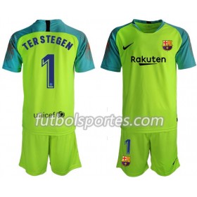 Camisetas Niños FC Barcelona TER STEGEN 1 Portero Primera Equipacion 2019/2020